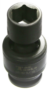 9/16 Inch 3/8 Inch Drive Universal Impact Socket