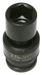 3/4 Inch 1/2 Inch Drive Universal Impact Socket