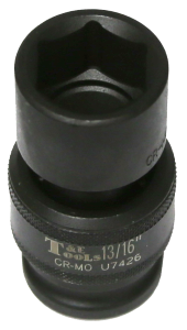 13/16 Inch 1/2 Inch Drive Universal Impact Socket