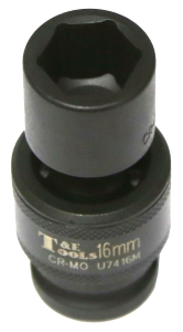 16mm 1/2 Inch Drive Universal Impact Socket