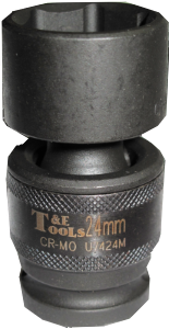 24mm 1/2 Inch Drive Universal Impact Socket