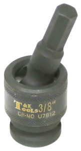 3/8 Inch 1/2 Inch Drive Impact Universal Inhex Socket