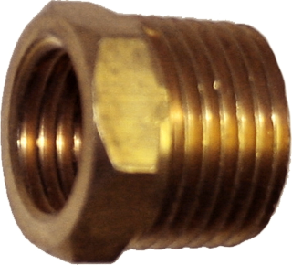 3/8 Inch .1/4 Inch Male/Female Bush Brass