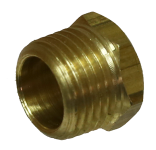 1/2 Inch .1/4 Inch Male/Female Bush Brass