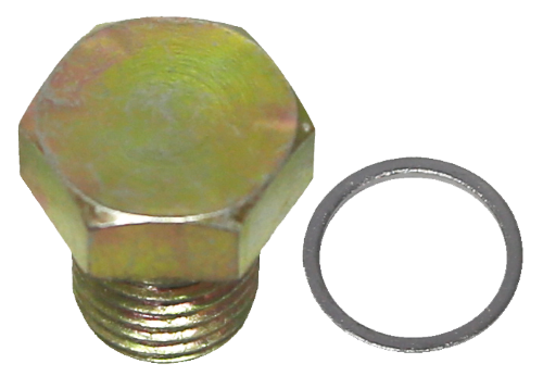 M13x 1.5mm Drain Plug With 17mm Hex Head & Gasket (5pack)