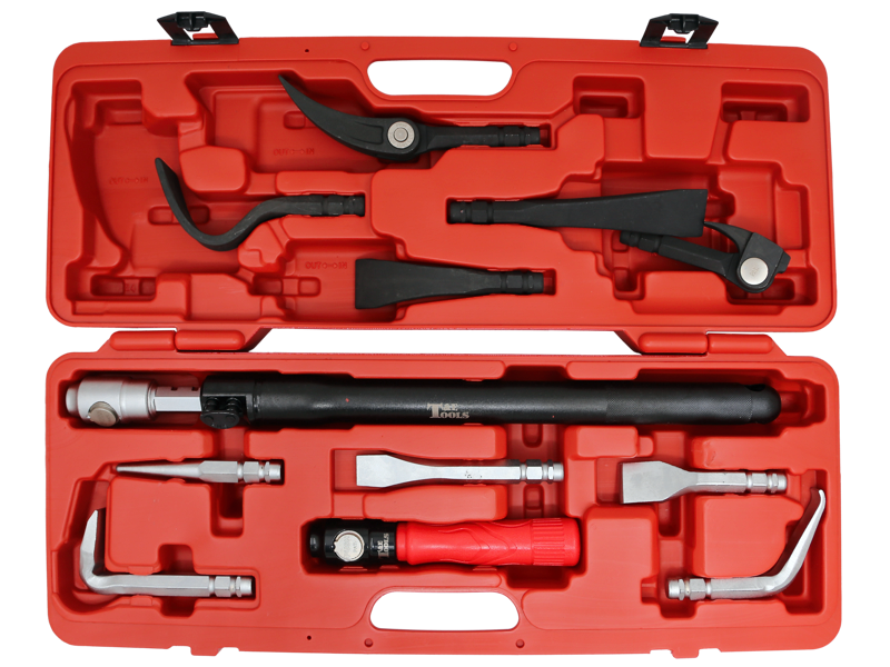 12 Piece Interchangeable Heavy Duty Pry Bar Set