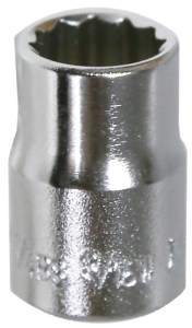 3/16 Inch 3/8 Inch Drive Whitworth 12 Point Socket