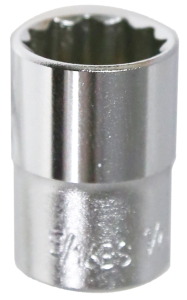 1/4 Inch 3/8 Inch Drive Whitworth 12 Point Socket