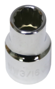 3/16 Inch Whitworth 1/2 Inch Drive 12 Point Socket