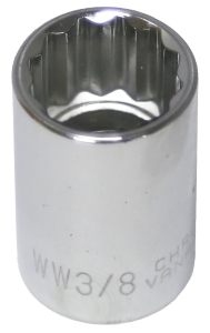 3/8 Inch Whitworth 1/2 Inch Drive 12 Point Socket