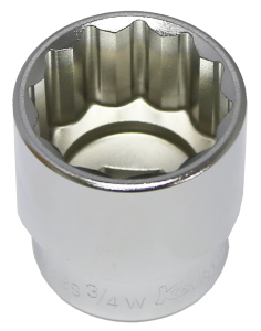 3/4 Inch Whitworth 1/2 Inch Drive 12 Point Socket