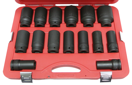 15 Piece 3/4 Inch Drive SAE Deep Impact Socket Set 3/4 Inch -2 Inch In Bmc