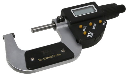 25 To 50mm Digital Outside Micrometer (Inch/Metric)