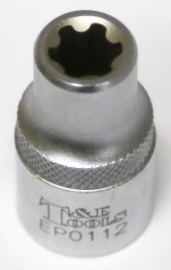 Ep12 1/2 Inch Drive Female Torx Socket