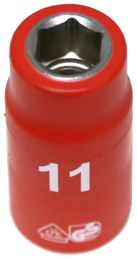 11mm 3/8 Inch Drive 6 Point VDE Insulated Socket