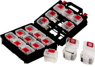 Assorted Case With Clip On 15 Compartments