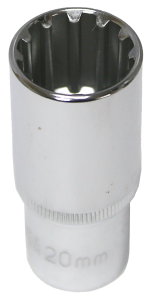 20mm 3/8 Inch Drive Multi Lock Deep Socket