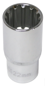 22mm 3/8 Inch Drive Multi Lock Deep Socket