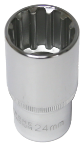 24mm 3/8 Inch Drive Multi Lock Deep Socket