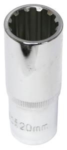 20mm 1/2 Inch Drive Multi Lock Deep Socket