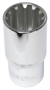 27mm 1/2 Inch Drive Multi Lock Deep Socket