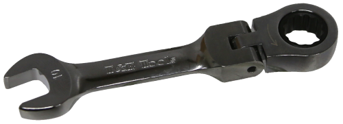 10mm 12 Point Stubby Flex-Head Ratchet Wrench