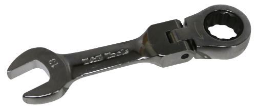 13mm 12 Point Stubby Flex-Head Ratchet Wrench