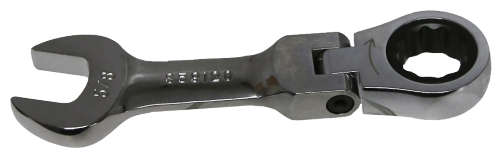 5/8 Inch 12 Point Stubby Flex-Head Ratchet Wrench