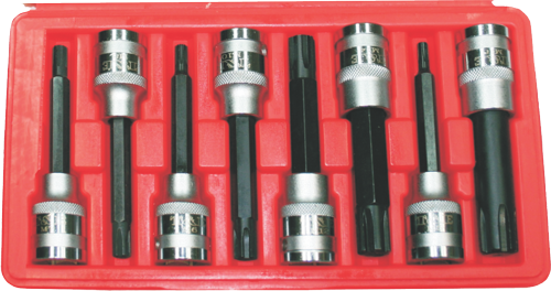 8 Piece Ribe 1/2 Inch Drive Sockets M5- M16