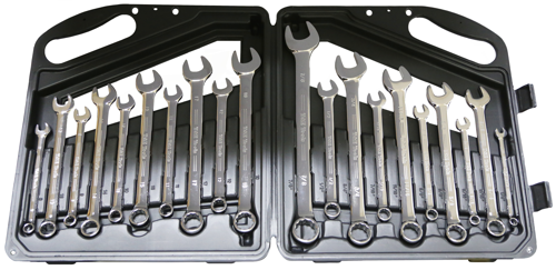 20 Piece Comb Wrench Set A/F & Metric