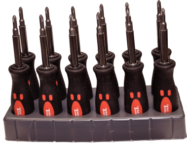 Display Pack Of 12 #5212 Screwdrivers