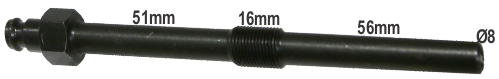 M10 1.0mm 73m Glow Plug Diesel Compression Adaptor