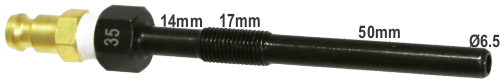 M8 1.0mm 81mm Glow Plug Diesel Compression Adaptor