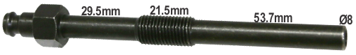 M10 1.25mm 104.7mm Glow Plug Diesel Compression Adaptor