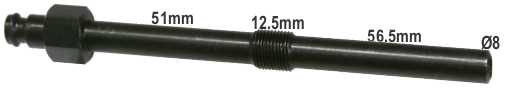 M10 1.0mm 120mm Glow Plug Diesel Compression Adaptor