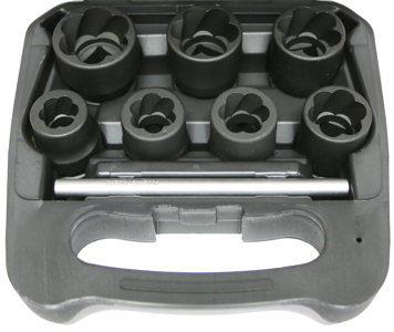 8 Piece3/4 Inch Drive Twist Socket Set 19 22 24 27 30 32 36mm