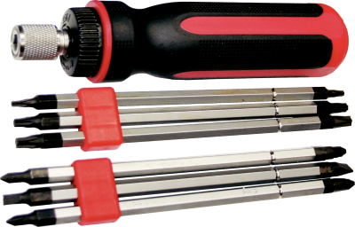 7 Piece Combination Ratchet Screwdriver 12 In 1 In Case