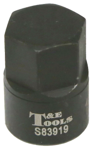 19mm 3/8 Inch Drive Stubby Inhex Impact Socket