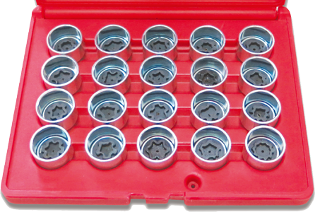 20 Pieces Audi & VW Wheel Bolt Lock Set