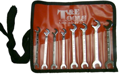 8 Piece SAE Open End Ignition Wrench Set