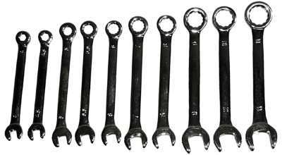 10 Piece Metric Comb Mini Wrench Set