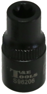 E6 1/4 Inch Drive Stubby E-Series Impact Socket