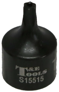 T15 1/4 Inch Drive Stubby Tamper-Torx Impact Socket