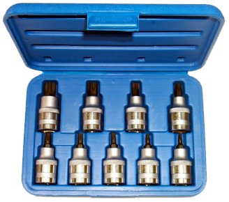 9 Piece Torx Driver Sockets (Short)