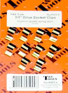 3/8 Inch Drive Clips (10)