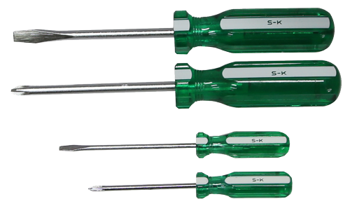 "S-K Tools" 4 Piece  Screwdriver Set