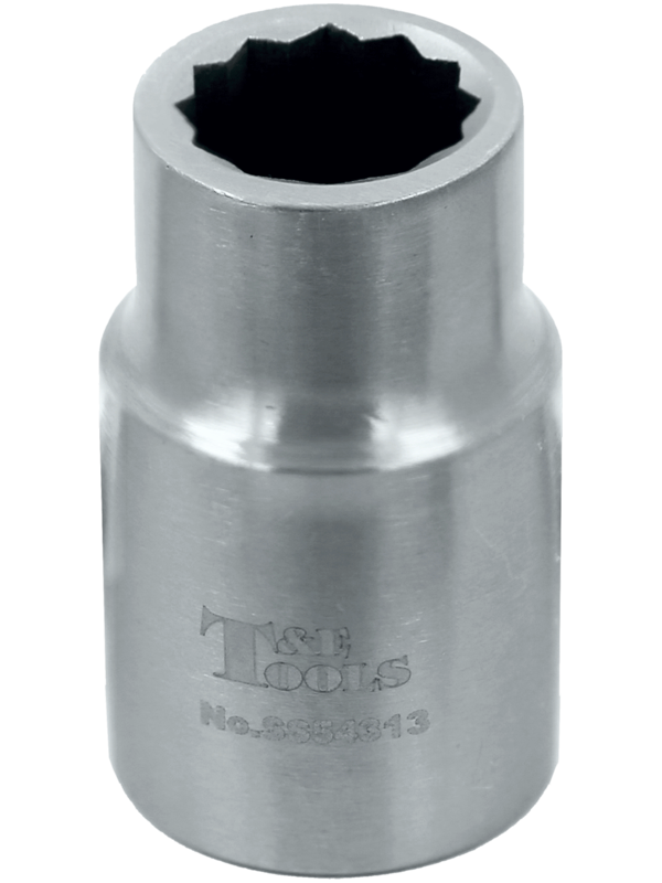 Stainless Steel 13mm x 1/2" Drive 12 Point Socket 40L
