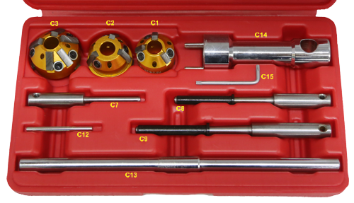 3 Cutter Valve Seat Cutting Kit