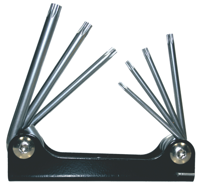 7 Piece Torx Fold-Up Set T10-T40