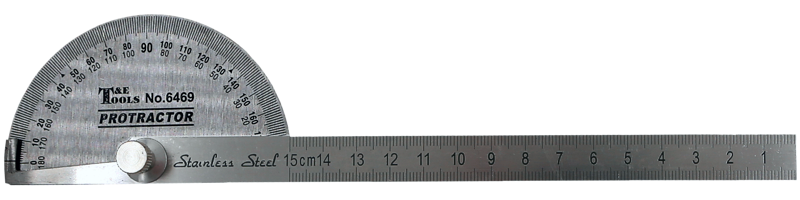 200mm Stainless Steel Protractor